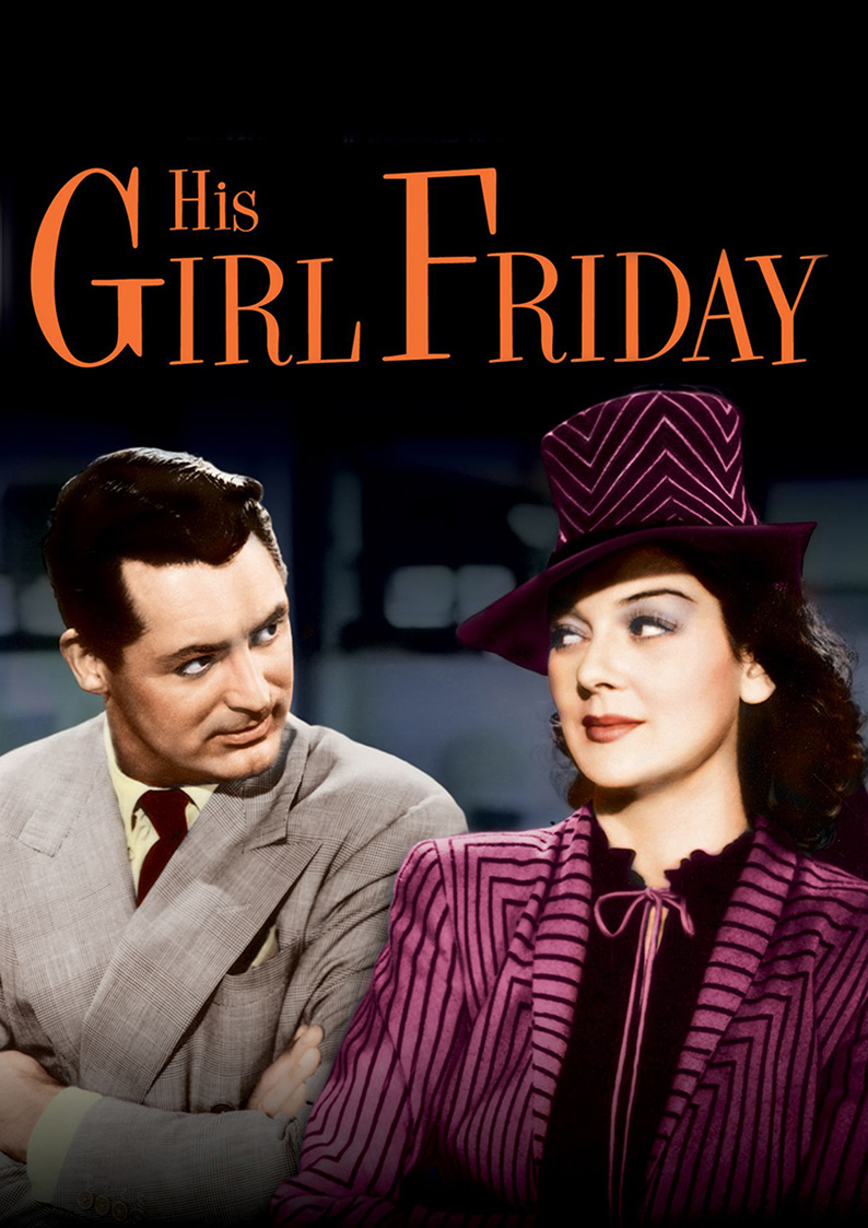 His Girl Friday Web Poster
